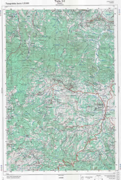 Topografske Karte  BiH 1:25000 tuzla