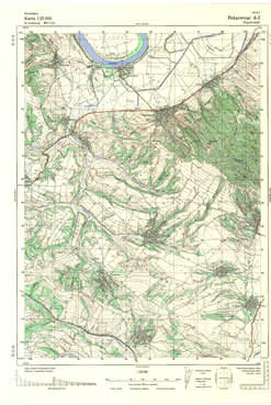 Topografske Karte  Srbije 1:25000 PoŽarevac