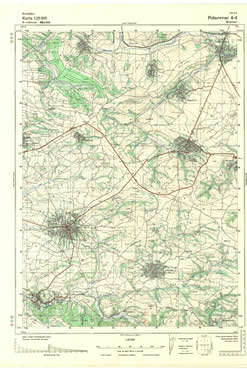 Topografske Karte  Srbije 1:25000 PoŽarevac