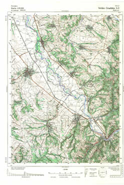 Topografske Karte  Srbije 1:25000 Veliko Gradište