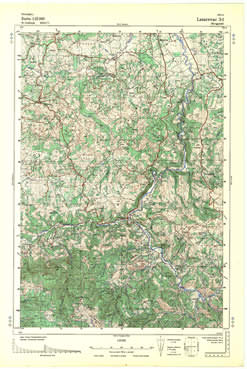 Topografske Karte  Srbije 1:25000 Lazarevac