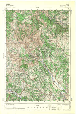 Topografske Karte  Srbije 1:25000 Lazarevac