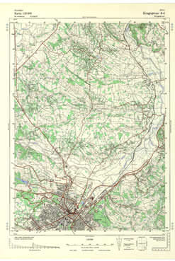 Topografske Karte  Srbije 1:25000 Kragujevac
