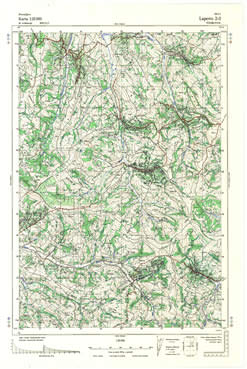 Topografske Karte  Srbije 1:25000 Lapovo