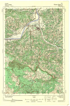 Topografske Karte  Srbije 1:25000 Užice