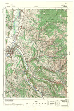 Topografske Karte  Srbije 1:25000 Zaječar