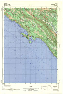 Topografske Karte  crne gore 1:25000 sutorina