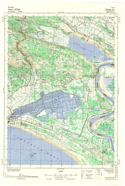 Topografske Karte  Crne Gore Ulcinj 1:25000 