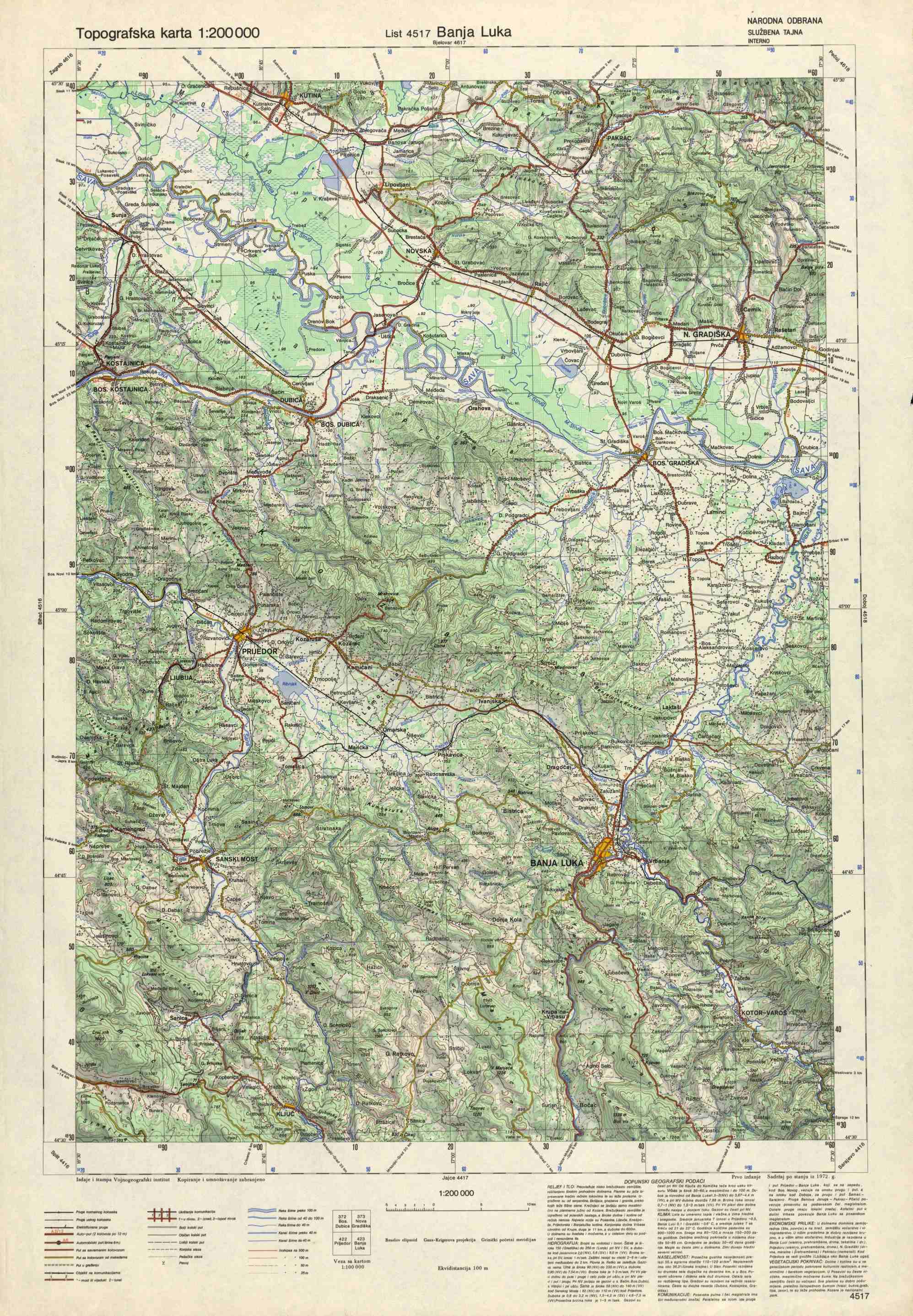 TK Banja Luka 1:20.000