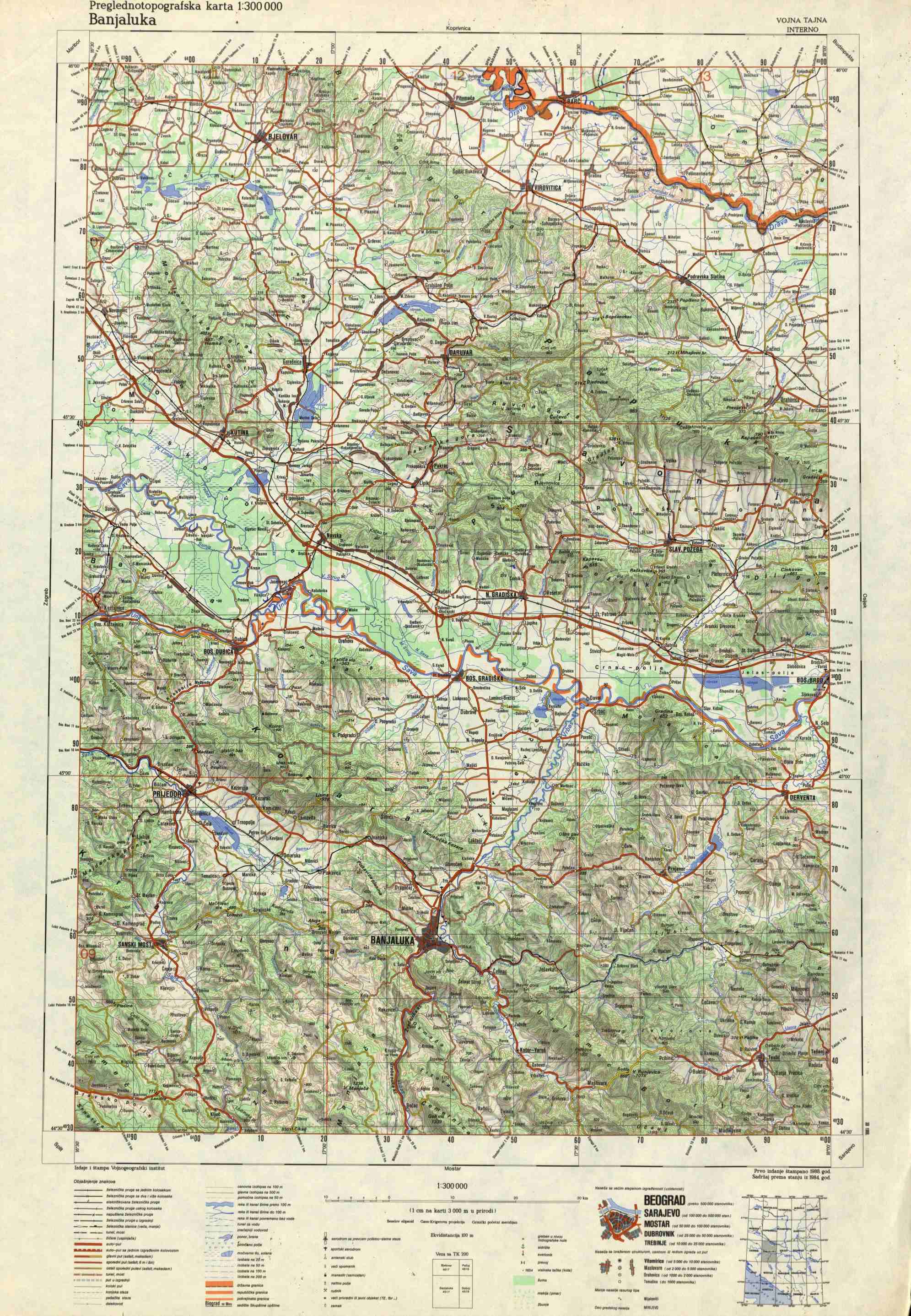 TK Banja Luka 1:30.000
