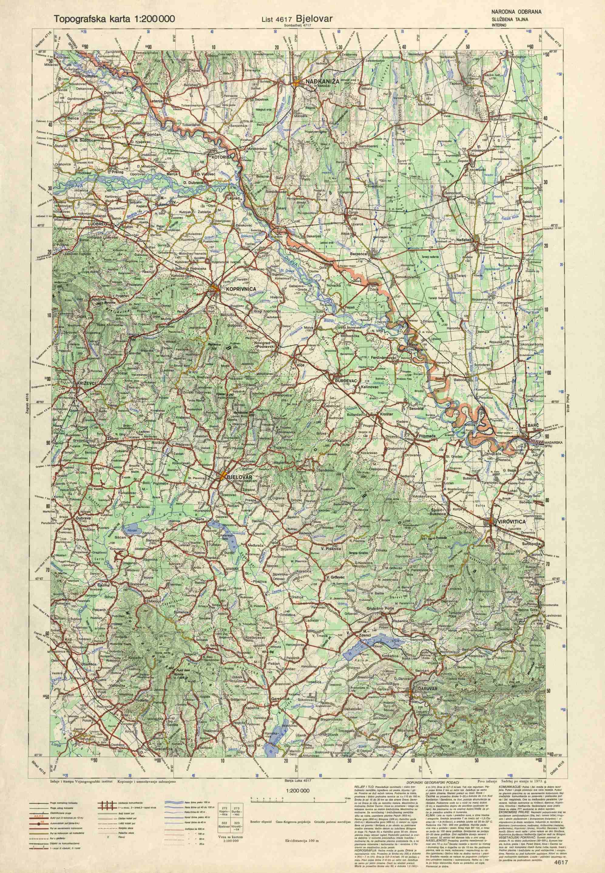 TK Bjelovar 1:20.000