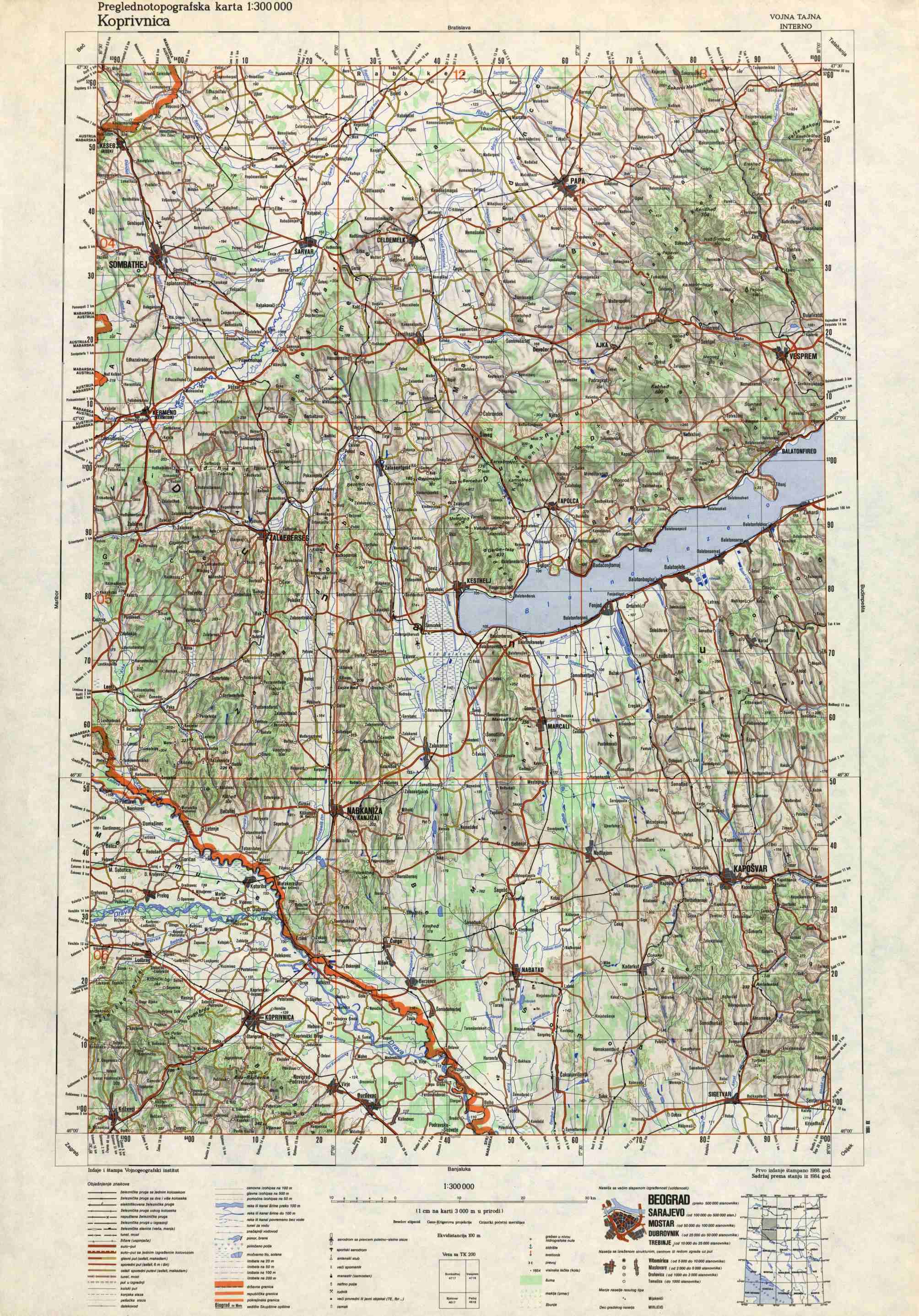 TK Koprivnica 1:20.000