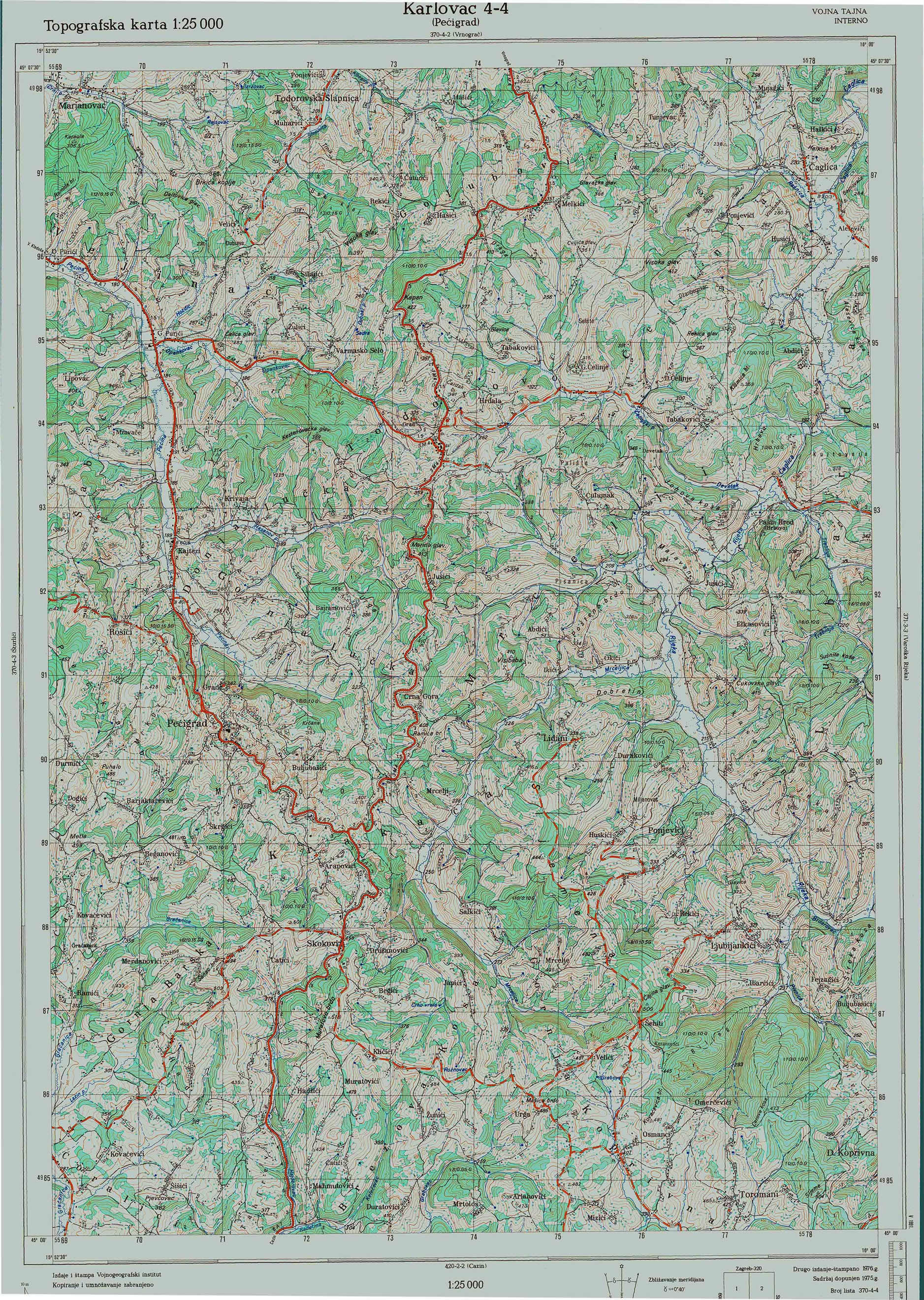 Karlovac TK hrvatske 25000 JNA