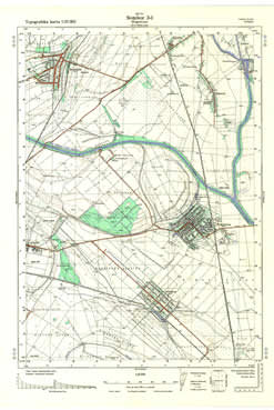 prigrevica topografske karte jna 25000