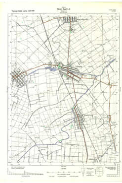 Topografske Karte Vojvodine 1:25000 Novi Sad