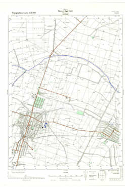 Topografske Karte Vojvodine 1:25000 Novi Sad