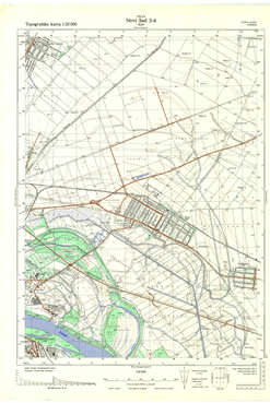 Topografske Karte Vojvodine 1:25000 Novi Sad