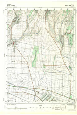 Topografske Karte Vojvodine 1:25000 Novi Sad