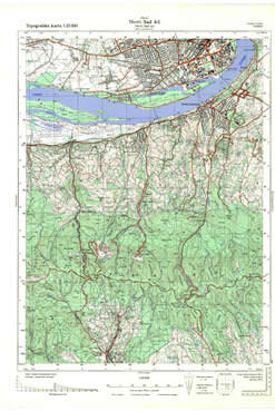 Topografske Karte Vojvodine 1:25000 Novi Sad