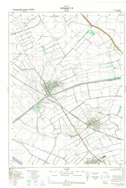 Topografske Karte Vojvodine 1:25000 Alibunar