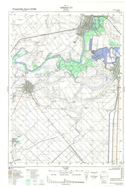 Topografske Karte Vojvodine 1:25000 Alibunar