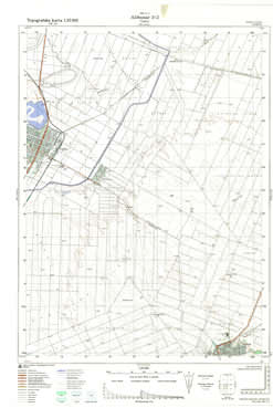 Topografske Karte Vojvodine 1:25000 Alibunar