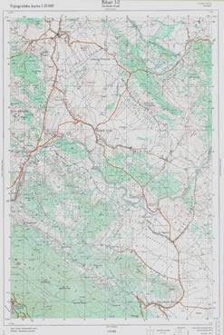 Topografske Karte  BiH 1:25000 Bihać