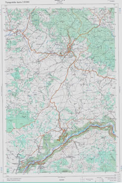 Topografske Karte  BiH 1:25000 Bihać