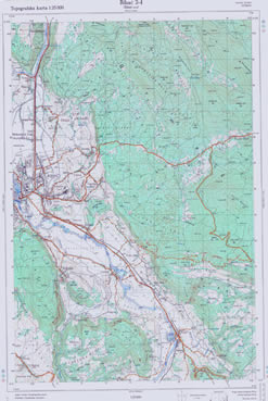 Topografske Karte  BiH 1:25000 Bihać