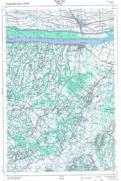 Topografske Karte  BiH 1:25000 tuzla