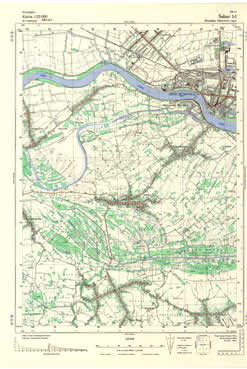 Topografske Karte Bosne i Srbije 1:25000 Šabac