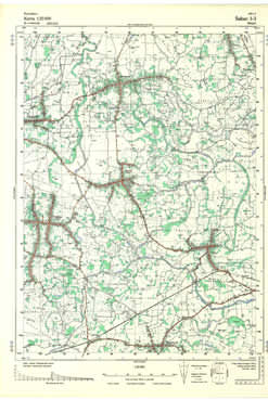 Topografske Karte Bosne i Srbije 1:25000 Šabac
