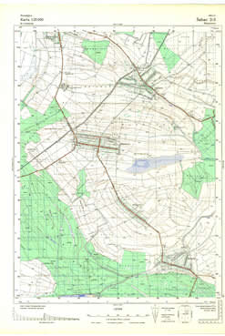 Topografske Karte Bosne i Srbije 1:25000 Šabac
