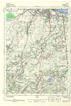 Topografske Karte Bosne i Srbije 1:25000 Šabac