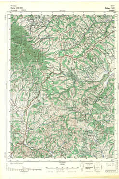 Topografske Karte Bosne i Srbije 1:25000 Šabac