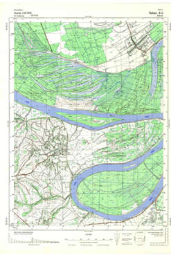 Topografske Karte Bosne i Srbije 1:25000 Šabac