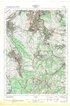 Topografske Karte  Srbije 1:25000 Beograd