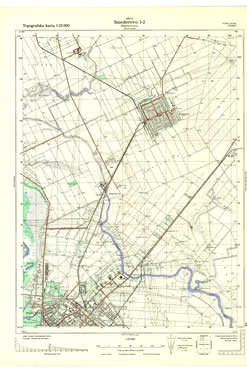 Topografske Karte  Srbije 1:25000 Smederevo