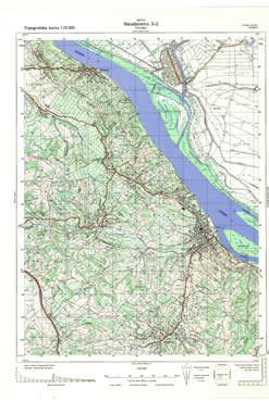 Topografske Karte  Srbije 1:25000 Smederevo