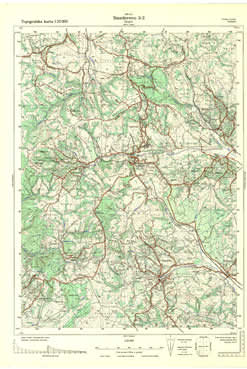 Topografske Karte  Srbije 1:25000 Smederevo