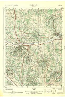 Topografske Karte  Srbije 1:25000 Smederevo
