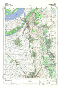 Topografske Karte  Srbije 1:25000 PoŽarevac