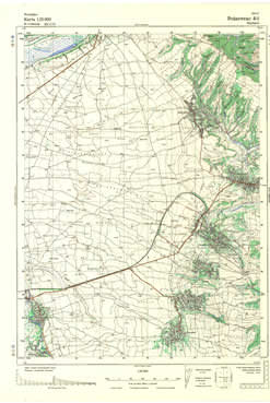 Topografske Karte  Srbije 1:25000 PoŽarevac