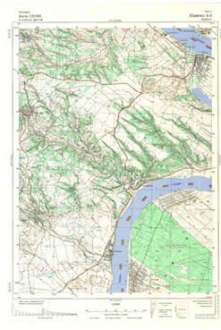 Topografske Karte  Srbije 1:25000 Oršava