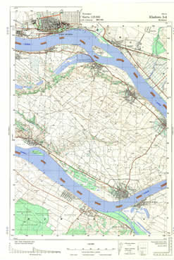 Topografske Karte  Srbije 1:25000 Oršava