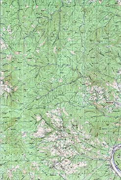 Topografske Karte  BiH 1:25000 Papratnica