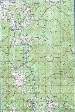 Topografske Karte  BiH 1:25000 Vareš