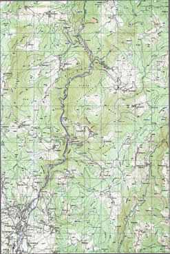 Topografske Karte  BiH 1:25000 Vareš