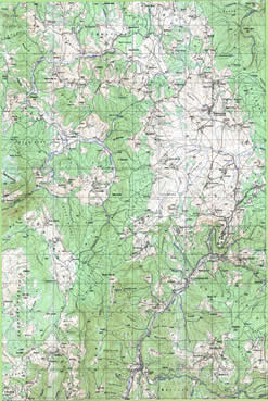 Topografske Karte  BiH 1:25000 Vareš