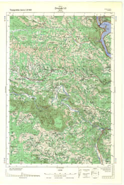 Topografske Karte  Srbije 1:25000 Zvornik
